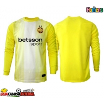 Camisa de Futebol Inter Milan Goleiro Equipamento Secundário 2025-26 Manga Comprida
